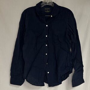 Lilly Pulitzer Dark Blue Casual Shirt